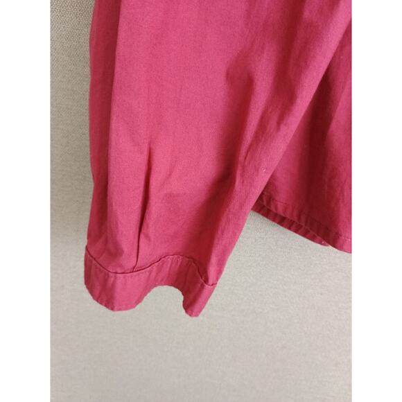 Woolrich Shirt Women's 2X Rose Bud Minimalist Stretch Office Career Button Front - Picture 10 of 12